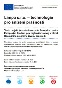 LIMPA s.r.o. - technologie pro snížení prašnosti